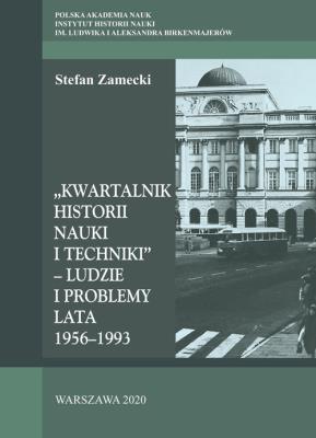 Okładka książki Kwartalnik Historii Nauki i Techniki - Ludzie i problemy