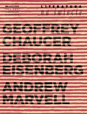 Okładka książki Literatura na świecie 11-12/2020