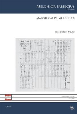 Magnificat primi toni a 8. Fabricius. Autor: Melchior Fabricius. SmakLiter.pl Okładka książki Magnificat primi toni a 8. Fabricius