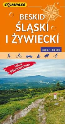 Okładka książki Mapa tur. wodoodpor. B. Śląski i Żywiecki 1:50 000