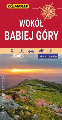 Mapa turystyczna Wokół Babiej Góry 1:60 000. Autor:   Praca zbiorowa. SmakLiter.pl Okładka książki Mapa turystyczna Wokół Babiej Góry 1:60 000