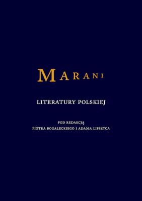 Okładka książki Marani literatury polskiej