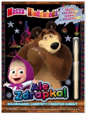 Okładka książki Masza i niedźwiedź. Ale zdrapka!