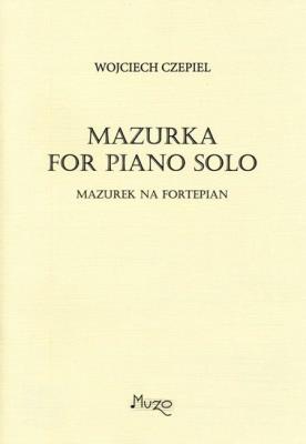Mazurek na fortepian solo. Autor: Wojciech Czepiel. SmakLiter.pl Okładka książki Mazurek na fortepian solo
