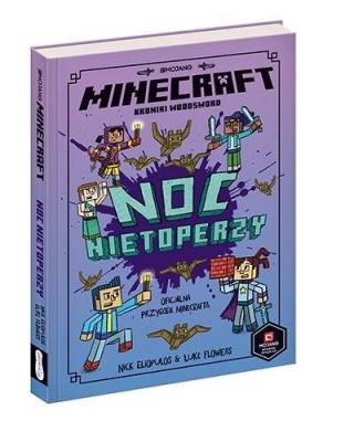 Minecraft. Noc nietoperzy w.2021. Autor:   Praca zbiorowa. SmakLiter.pl Okładka książki Minecraft. Noc nietoperzy w.2021