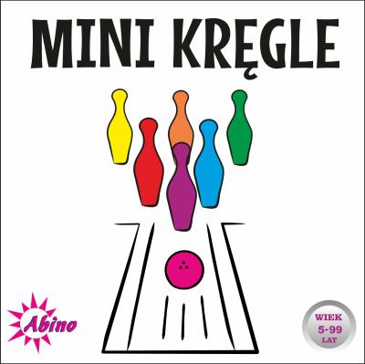 Mini kręgle ABINO. Wydawca: ABINO. SmakLiter.pl Opakowanie Mini kręgle ABINO
