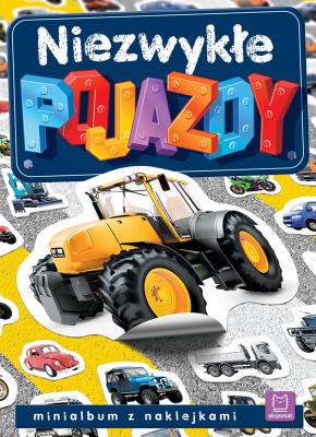 Okładka książki Minialbum z naklejkami. Niezwykłe pojazdy w.2