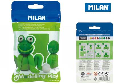 Opakowanie Modelina Milan samoutwardzalna AIR-DRY 100 g zielona jasna