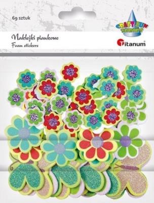 Opakowanie Naklejki piankowe mix wzorów 69szt