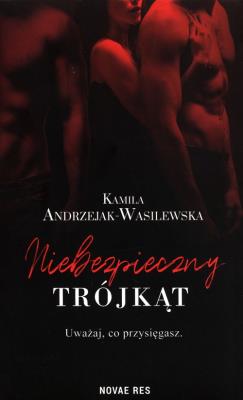 Niebezpieczny trójkąt. Autor: Kamila Andrzejak-Wasilewska. SmakLiter.pl Okładka książki Niebezpieczny trójkąt