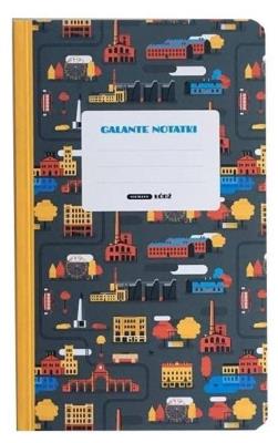 Notes bardzo łódzki. Galante notatki. Wydawca: KARAMBA. SmakLiter.pl Opakowanie Notes bardzo łódzki. Galante notatki