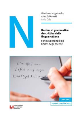 Nozioni di grammatica descrittiva della lingua.... Autor: Artur Gałkowski, Magajewska Mirosława, Cola Ilario. SmakLiter.pl Okładka książki Nozioni di grammatica descrittiva della lingua...