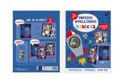 Opakowanie Obrazek wyklejanka Rakieta