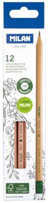 Opakowanie Ołówek sześciokątny HB Natural (12szt) MILAN