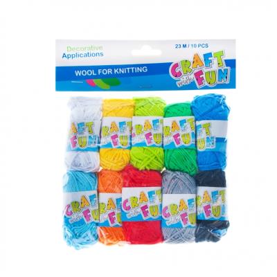 Opakowanie Ozdoba dekoracyjna mulina 23mx10szt mix kol