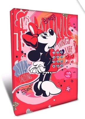 Pamiętnik zamykany na kod Myszka Minnie WD21497. Wydawca: Kids Euroswan. SmakLiter.pl Opakowanie Pamiętnik zamykany na kod Myszka Minnie WD21497