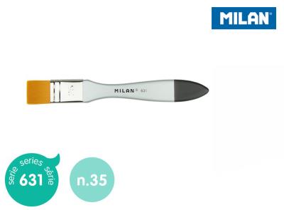 Opakowanie Pędzel MILAN spalter Premium Synthetic seria 631 nr 35 blister