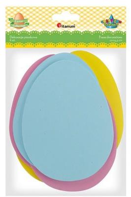 Opakowanie Piankowe Jaja 110x145mm mix 8szt