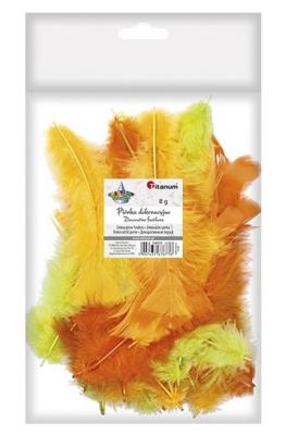 Opakowanie Piórka dekoracyjne 8g mix kolorów