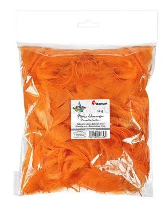 Opakowanie Piórka puch 16g pomarańczowe