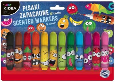 Opakowanie Pisaki zapachowe A 12 kolorów KIDEA