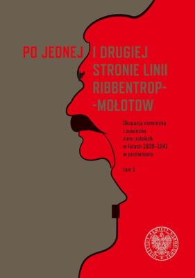 Okładka książki Po jednej i drugiej stronie linii Ribbentrop-Mołotow
