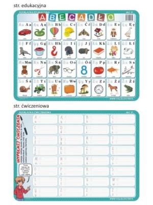 Podkładka edu. 01 - Abecadło. Wydawca: Visual System. SmakLiter.pl Opakowanie Podkładka edu. 01 - Abecadło