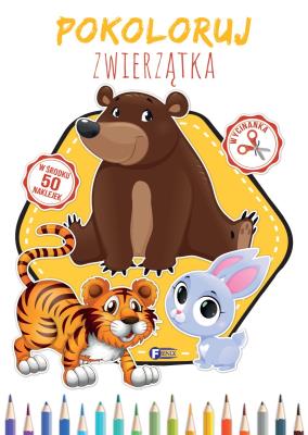 Okładka książki Pokoloruj Zwierzątka
