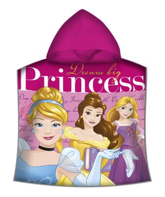 Poncho kąpielowe Disney Princess 100x50 cm WD19612M. Wydawca: Kids Euroswan. SmakLiter.pl Opakowanie Poncho kąpielowe Disney Princess 100x50 cm WD19612M