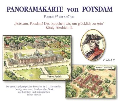 Potsdam Panorama Mapa pamiątkowa. Wydawca: Terra nostra. SmakLiter.pl Opakowanie Potsdam Panorama Mapa pamiątkowa