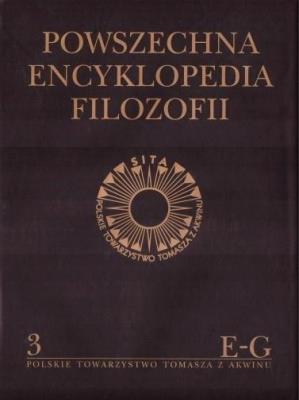 Powszechna Encyklopedia Filozofii t.3 E-G. Autor:   Praca zbiorowa. SmakLiter.pl Okładka książki Powszechna Encyklopedia Filozofii t.3 E-G