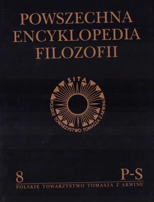 Powszechna Encyklopedia Filozofii t.8 P-S. Autor:   Praca zbiorowa. SmakLiter.pl Okładka książki Powszechna Encyklopedia Filozofii t.8 P-S