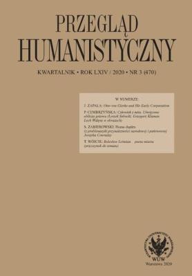 Opakowanie Przegląd Humanistyczny 3/2020