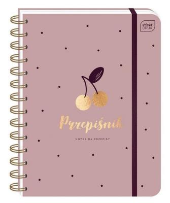 Opakowanie Przepiśnik z gumką A5/240K 90g Cherry