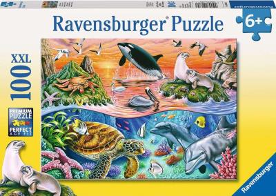 Opakowanie Puzzle 100 Wzburzony ocean XXL