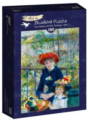 Opakowanie Puzzle 1000 Dwie siostry na tarasie, Renoir, 1881