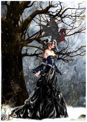 Opakowanie Puzzle 1000 Królowa Cieni