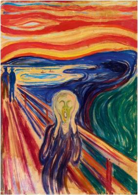 Opakowanie Puzzle 1000 Krzyk, Edvard Munch