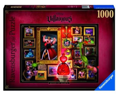Opakowanie Puzzle 1000 Villainous. Królowa Kier