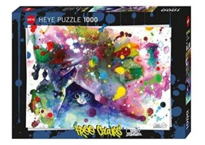 Opakowanie Puzzle 1000 Wolne kolory, Kotek