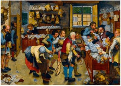 Opakowanie Puzzle 1000 Wypłata dziesięciny, Brueghe, 1615