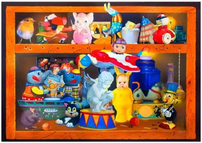 Opakowanie Puzzle 1000 Zatłoczony dom