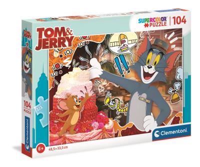 Opakowanie Puzzle 104 Super Kolor Tom&Jerry
