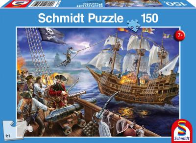 Puzzle 150 Pirackie potyczki G3. Wydawca: Schmidt. SmakLiter.pl Opakowanie Puzzle 150 Pirackie potyczki G3