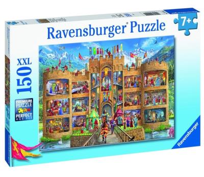 Opakowanie Puzzle 150 Widok na zamek rycerski XXL