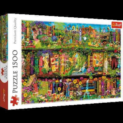 Opakowanie Puzzle 1500 Baśniowa biblioteczka TREFL