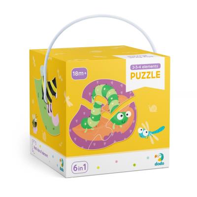 Puzzle 2-3-4 elementy Owady DOP300253. Wydawca: DodoEditor. SmakLiter.pl Opakowanie Puzzle 2-3-4 elementy Owady DOP300253