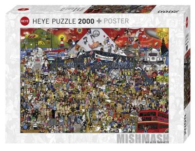 Opakowanie Puzzle 2000 Historia muzyki (Puzzle+plakat)