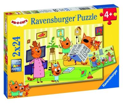 Opakowanie Puzzle 2x24 Kot-o-ciaki