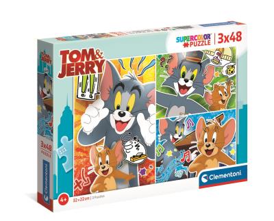 Opakowanie Puzzle 3x48 Super Kolor Tom&Jerry
